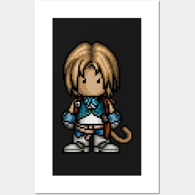 FF9 Zidane Wall Art by PixelKnight